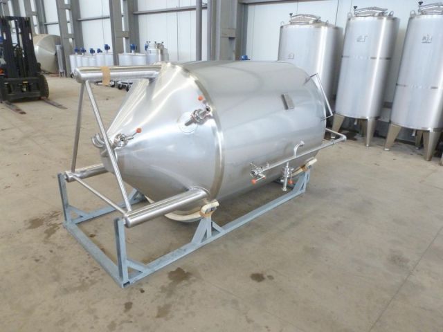 1 x 1.950L - 16 US bbl - 515 US gal  AISI304; heat-exchanger; insulation; vertical; conical