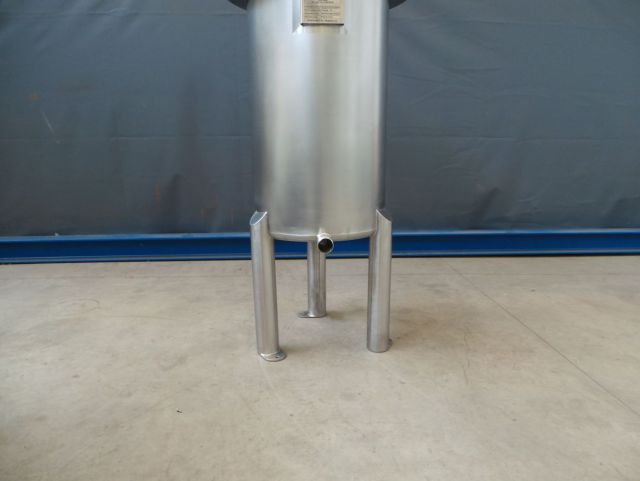 1 x 120L AISI316; enkelwandig, vertikaal