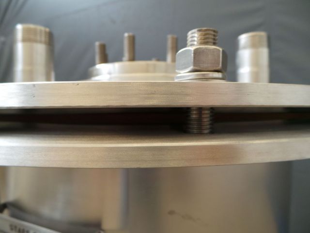 1 x 120L AISI316; enkelwandig, vertikaal
