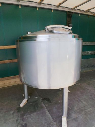 2 x 1060L AISI316; warmtewisselaar; isolatie; verticaal; conische