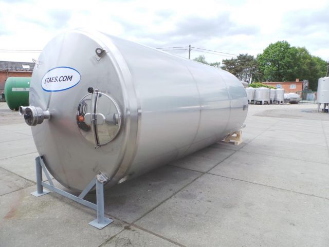 1 x 14.400L - 120 US bbl - 3800US gal  AISI304; heat-exchanger; insulated; agitated; vertical; conical