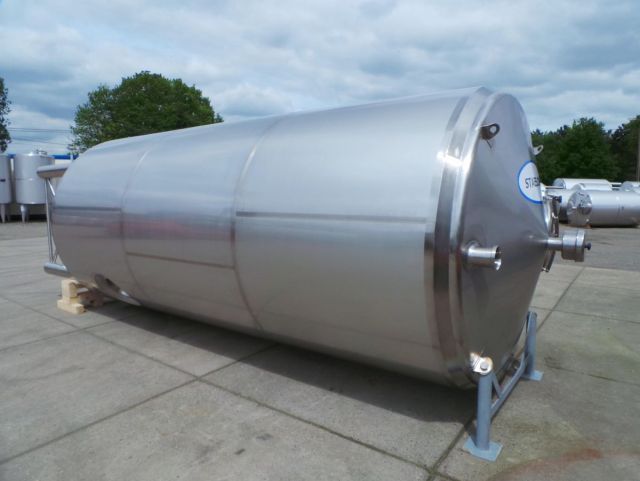1 x 14.400L - 120 US bbl - 3800US gal  AISI304; heat-exchanger; insulated; agitated; vertical; conical