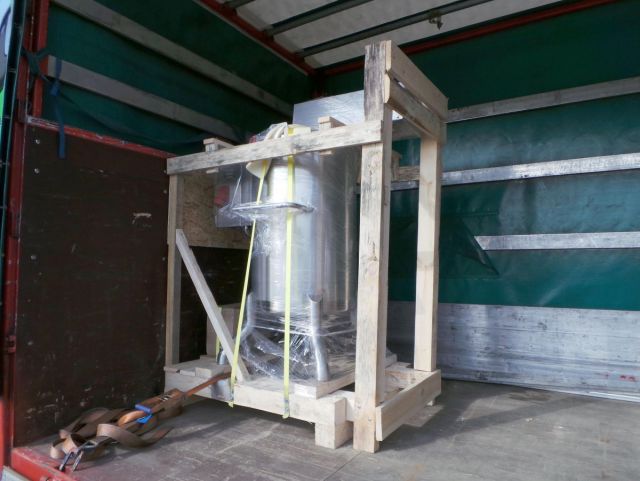 1 x 160L & 1 x 250L AISI 316; enkelwandig roestvrijstale mengtanks