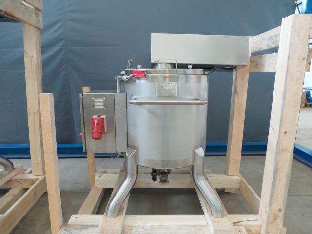 1 x 160L & 1 x 250L AISI 316; enkelwandig roestvrijstale mengtanks