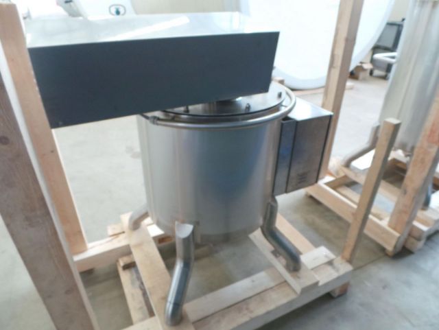 1 x 160L & 1 x 250L AISI 316; enkelwandig roestvrijstale mengtanks