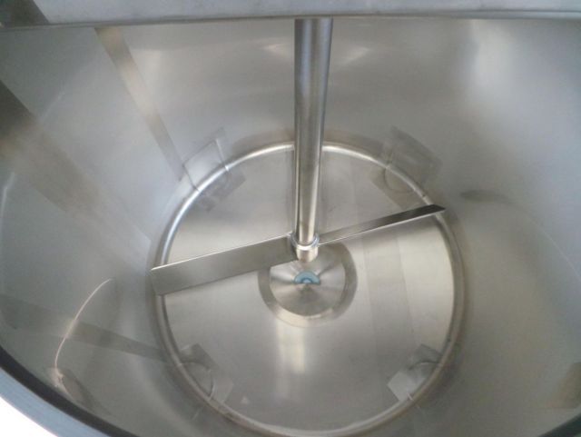 1 x 160L & 1 x 250L AISI 316; enkelwandig roestvrijstale mengtanks