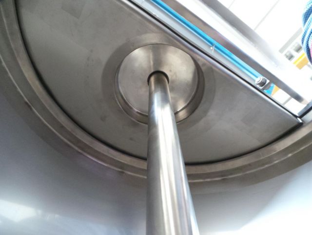 1 x 160L & 1 x 250L AISI 316; enkelwandig roestvrijstale mengtanks