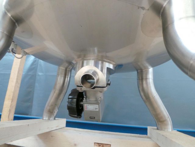 1 x 160L & 1 x 250L AISI 316; enkelwandig roestvrijstale mengtanks