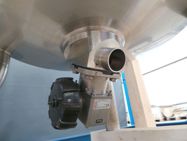 1 x 160L & 1 x 250L AISI 316; enkelwandig roestvrijstale mengtanks