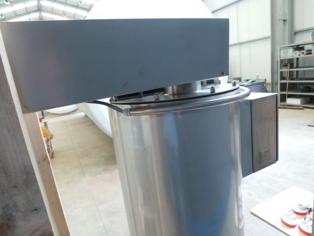 1 x 160L & 1 x 250L AISI 316; enkelwandig roestvrijstale mengtanks