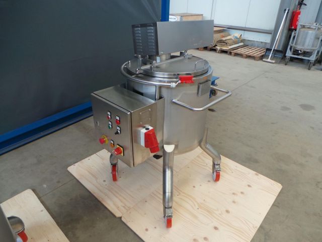 1 x 160L & 1 x 250L AISI 316; enkelwandig roestvrijstale mengtanks