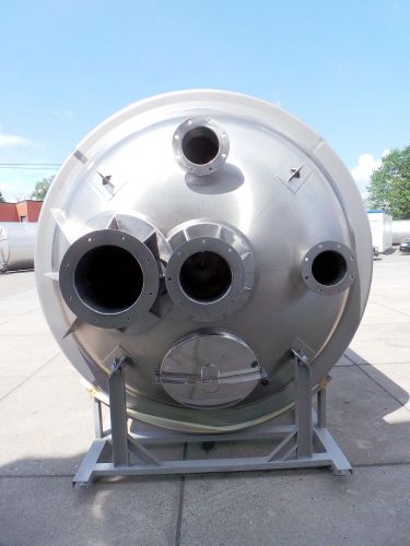 1 x 10.500L - 88 US bbl -  2.770 US gal - AISI316; mixing vessel; vertical; heat-exchanger; insulated; dissolver agitator