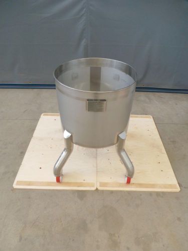 1 x 150L AISI304; enkelwandig intern transport tankje op wielen