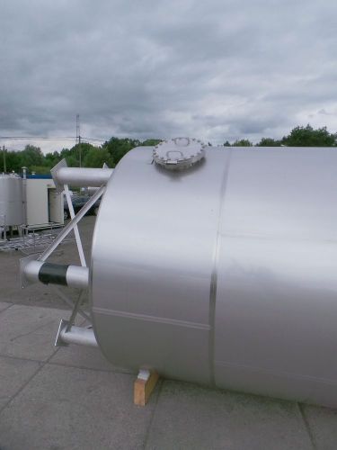 1 x 100m³ AISI304; geïsoleerde opslagtank; warmtewisselaar; verticaal