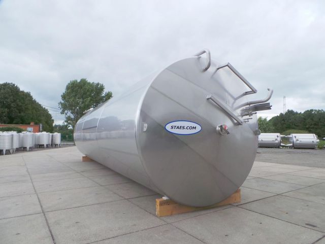 1 x 100m³ AISI304; geïsoleerde opslagtank; warmtewisselaar; verticaal
