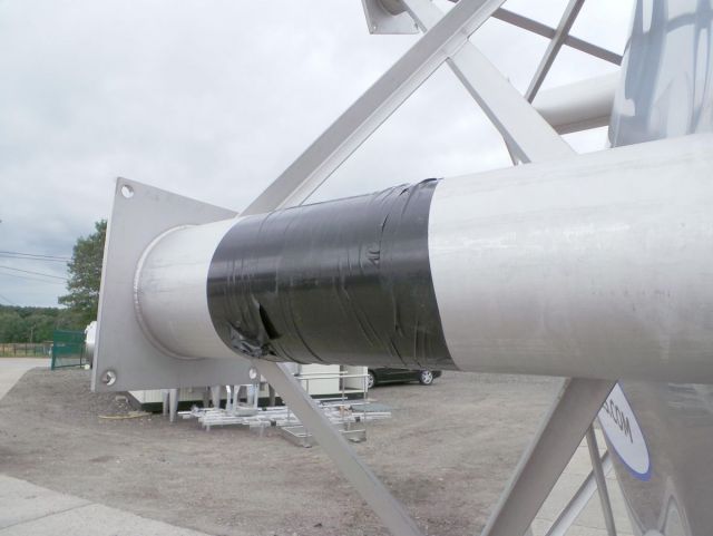 1 x 100m³ AISI304; geïsoleerde opslagtank; warmtewisselaar; verticaal