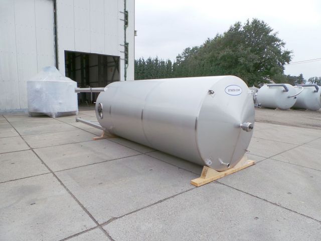 1 x 10.3m³ AISI304; CCT fermentatie tank; enkelwandig; sterk conisch op poten