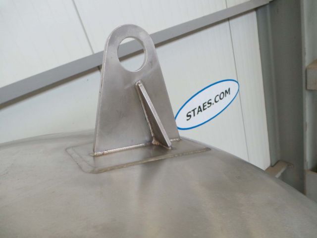 3 x 1.5m³ AISI304; CCT bier fermentors, bier fermantatie tanks; cct tank; vertikaal; warmtewisselaar