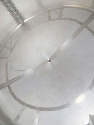 1 x 3.4m³ AISI304; cuves de stockage inoxydable; vertical; simple paroi
