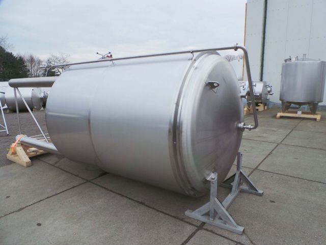 1 x 6m³ AISI304 CCT fermentatie tank; warmtewisselaar; isolatie