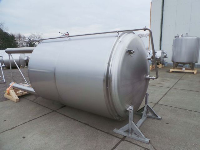 1 x 6m³ AISI304 CCT cuve de fermentation bière; échangeur thermique; isolée