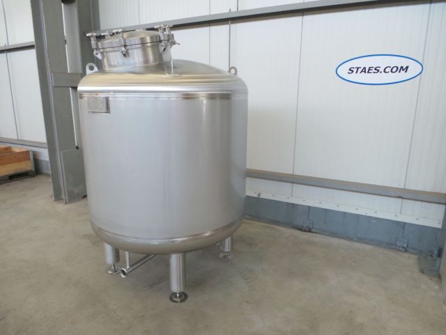OR19776BBT - Brasserie : 1 x 5.3m³ AISI304; 1 x 2.1m³ AISI304 Cuve inoxydable sous pression; PED - CE; 10% RX; EN 13445