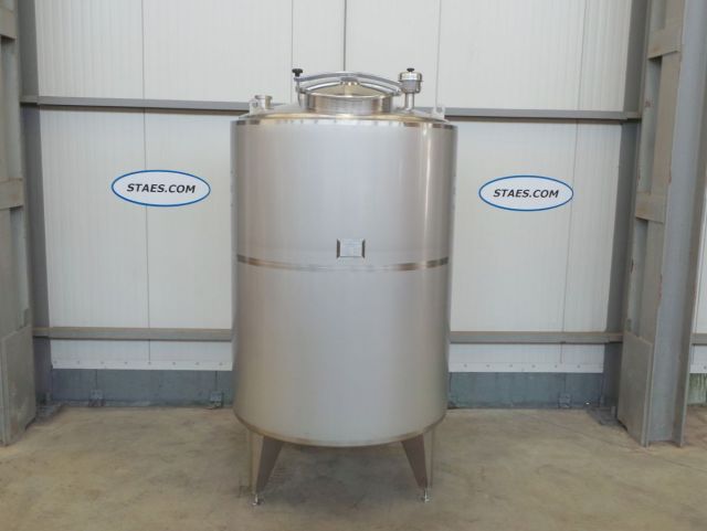 1 x 2.5m³ AISI304; stainless-steel insulated storage-tank