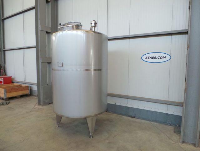 1 x 2.5m³ AISI304; stainless-steel insulated storage-tank