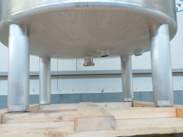 1 x 1.5m³ AISI304; mixing tank; insulated; heat-exchanger