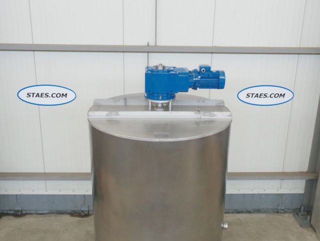 1 x 1.5m³ AISI304; mixing tank; insulated; heat-exchanger