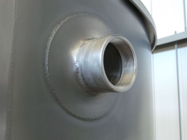 1 x 1.5m³ AISI304; mixing tank; insulated; heat-exchanger