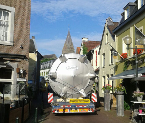 OR160412 - Brouwerij: 2 x 51 m³ AISI 316; roestvrijstalen opslagtanks; geisoleerd; vertikaal;