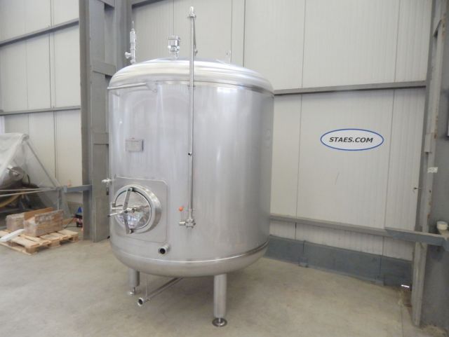1 x 4.6m³ AISI304 BBT RVS druktank; PED CE TüV; 10% Rx