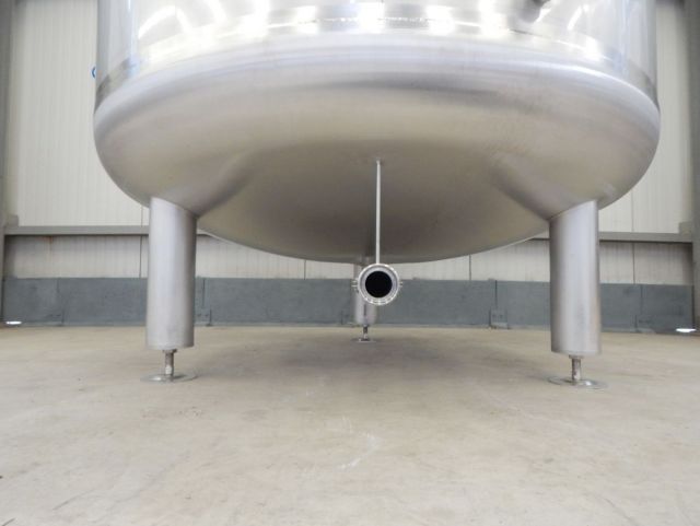 1 x 4.6m³ AISI304 BBT RVS druktank; PED CE TüV; 10% Rx