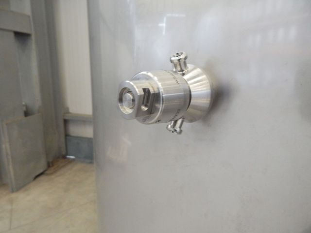 1 x 4.6m³ AISI304 BBT RVS druktank; PED CE TüV; 10% Rx