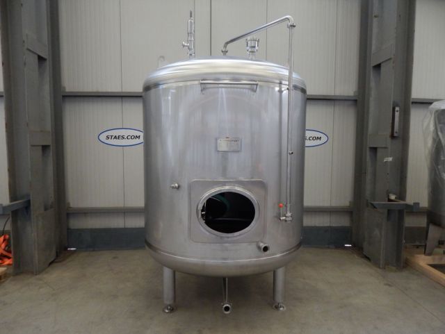 1 x 4.6m³ AISI304 BBT RVS druktank; PED CE TüV; 10% Rx