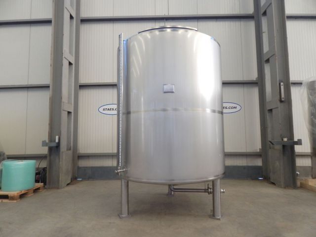 1 x 3.300L AISI304 mengtank; warmtewisselaar; isolatie