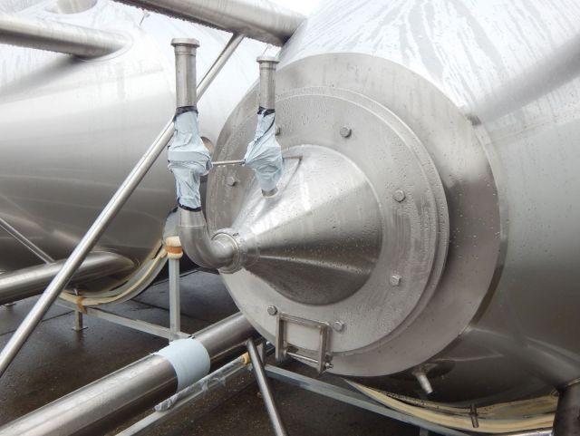 2 x 13m³ AISI304; CCT bier fermentatie tanks; PED CE TüV; 10% Rx