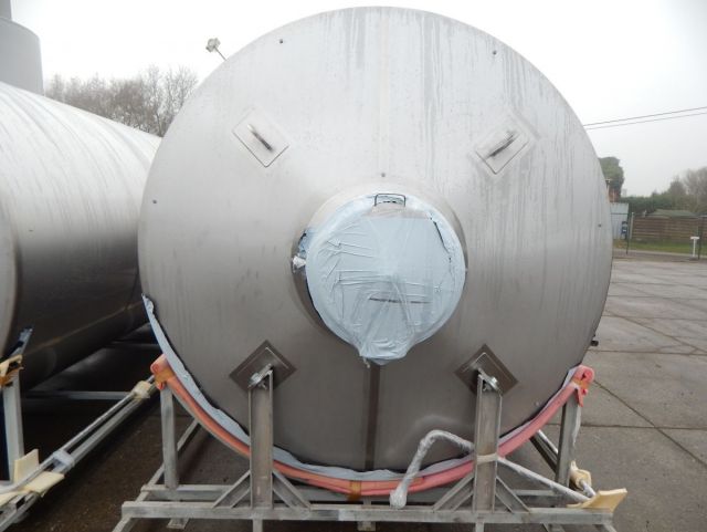 2 x 13m³ AISI304; CCT bier fermentatie tanks; PED CE TüV; 10% Rx