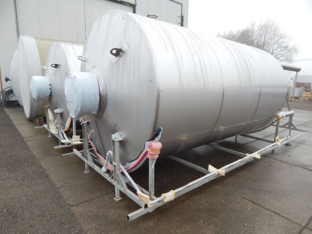 2 x 13m³ AISI304; CCT bier fermentatie tanks; PED CE TüV; 10% Rx