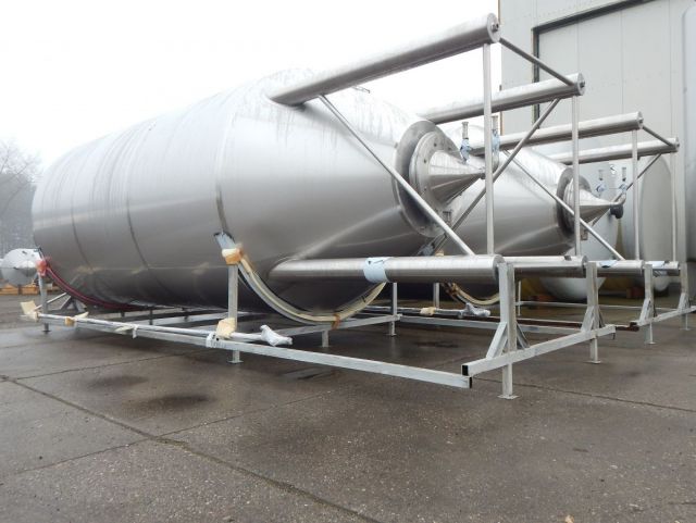 2 x 13m³ AISI304; CCT bier fermentatie tanks; PED CE TüV; 10% Rx