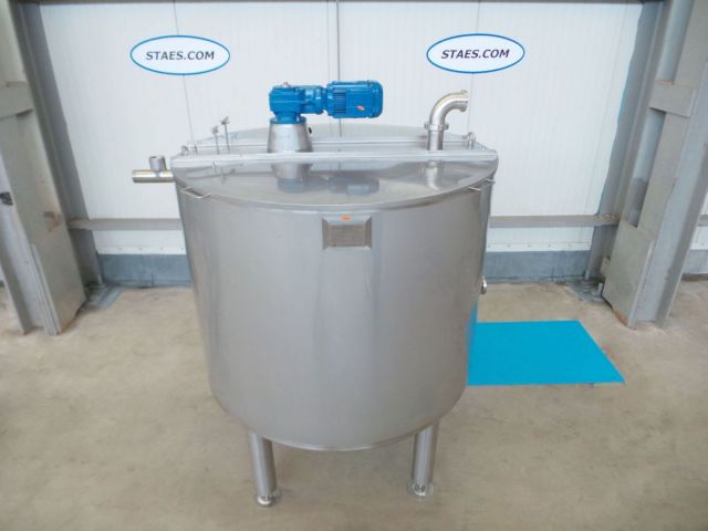 1 x 1.200L AISI304 stainless-steel mixing tank; slow speed agitator; heat exchanger; insulation