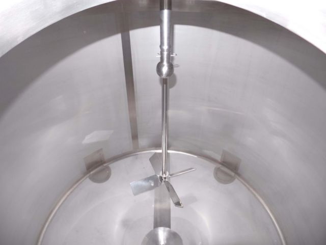 1 x 1.500L AISI304 RVS mengtank; vleugel roerwerk; isolatie