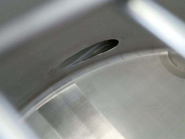 1 x 330L AISI316; roestvrijstalen opslagtank