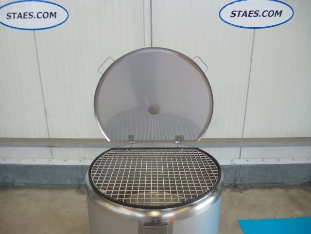 1 x 330L AISI316; stainless-steel storage-tank