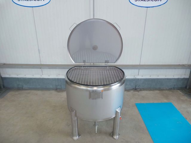 1 x 330L AISI316; roestvrijstalen opslagtank