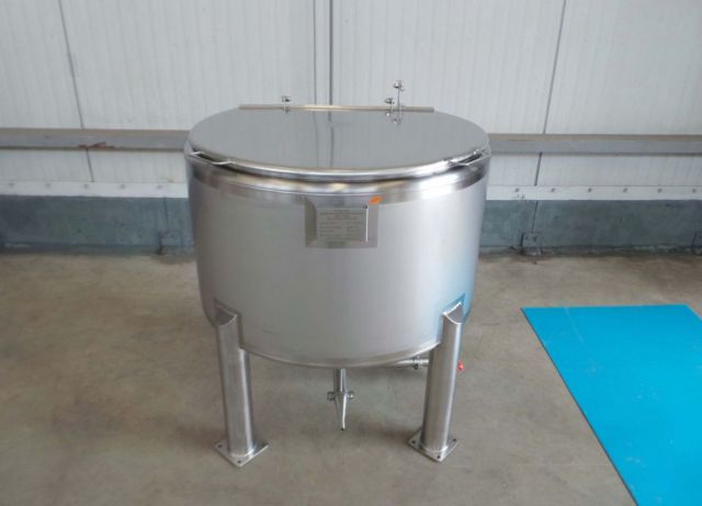 1 x 330L AISI316; stainless-steel storage-tank