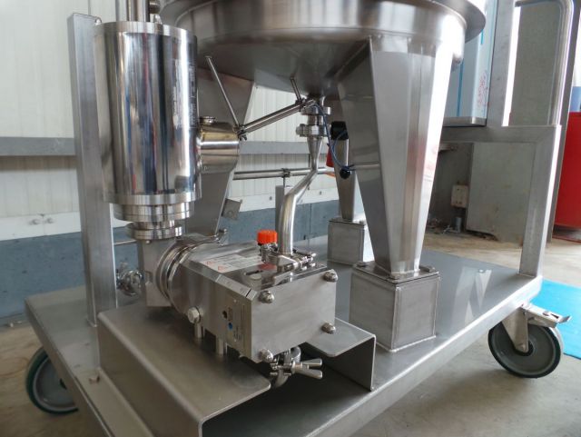 1 x 200L AISI316 mengtank; warmtewisselaar; isolatie