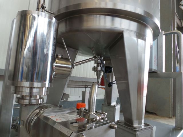 1 x 200L AISI316 mengtank; warmtewisselaar; isolatie