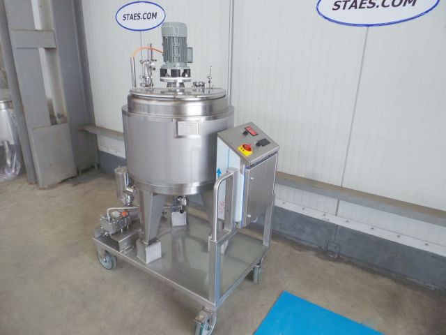 1 x 200L AISI316 mixing tank; heat exchanger; insulation